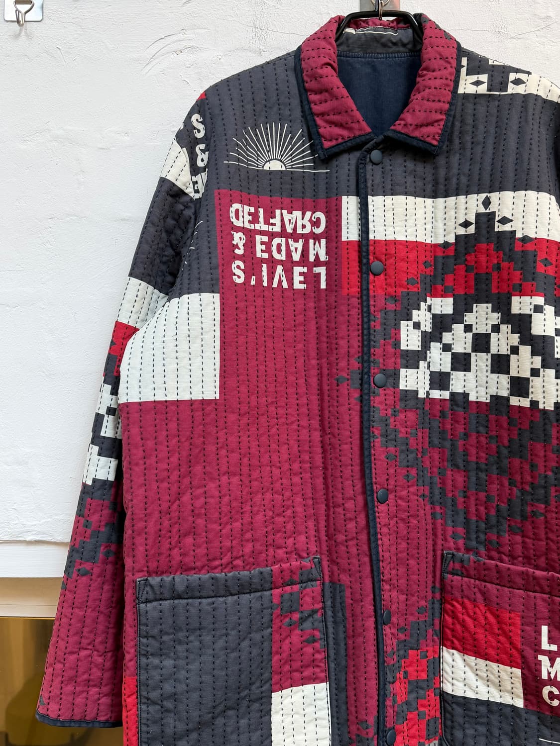 Levis LMC 리버서블 드로버 코트 [M] 상품이미지2