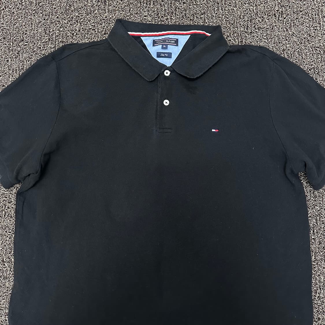 타미힐피거 카라티 반팔티셔츠 블랙 XL 상품이미지2
