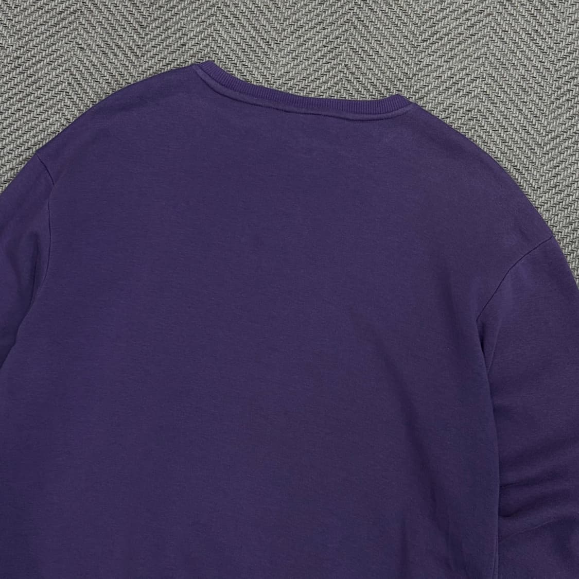 h&m 에센셜 퍼플 맨투맨 v1204 상품이미지4