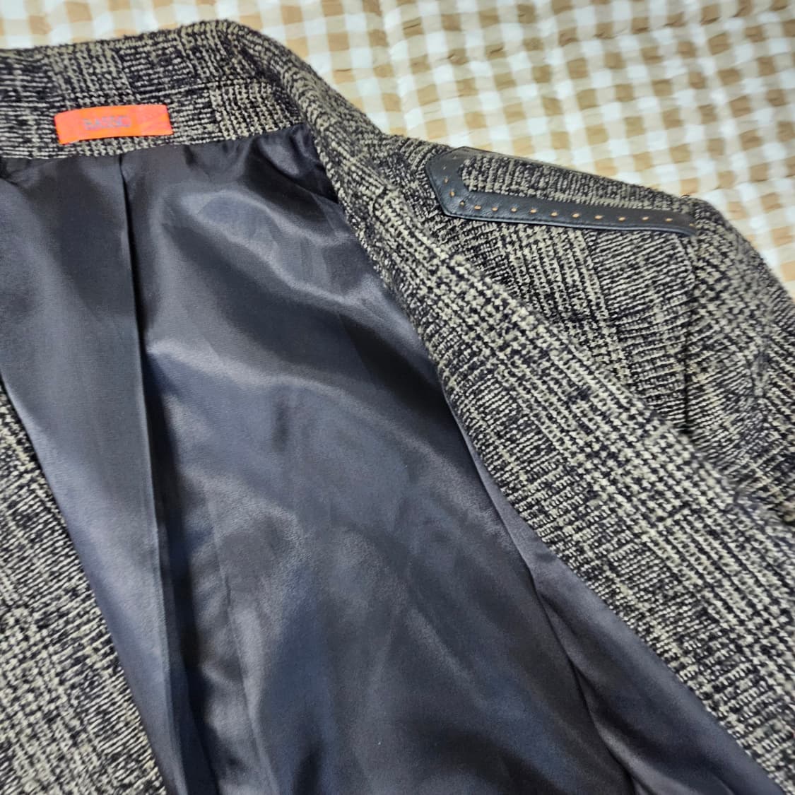 바쏘 울 블레이저 자켓 남자100 상품이미지7