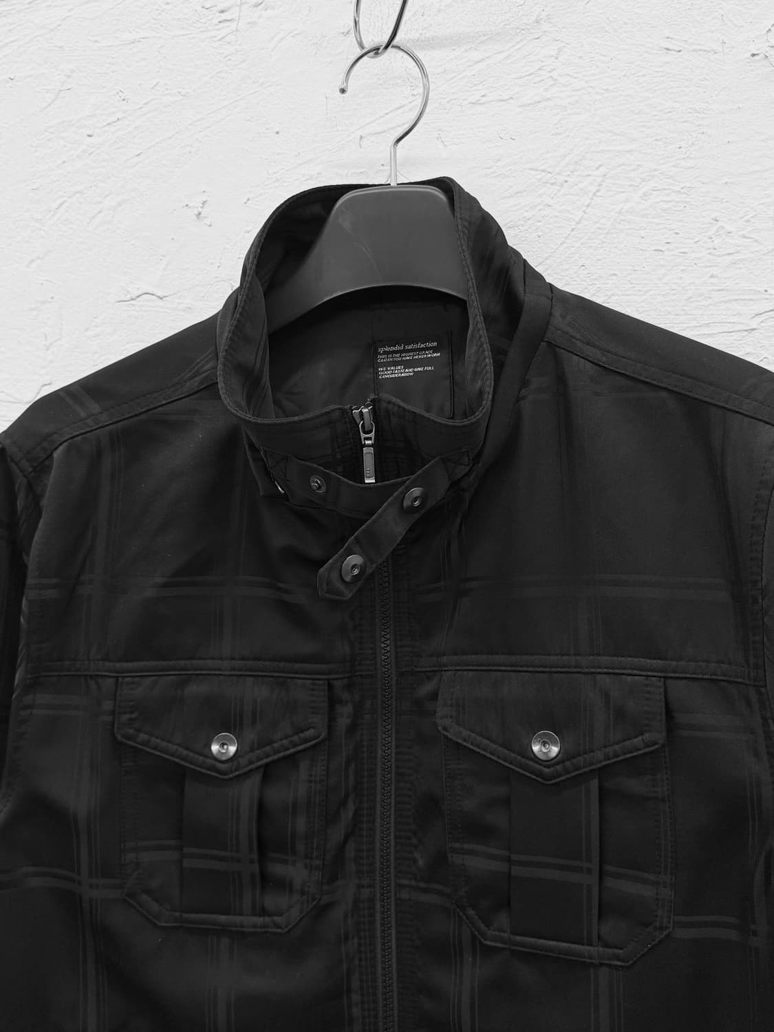 splendid satisfaction 체크 집업 자켓 상품이미지2