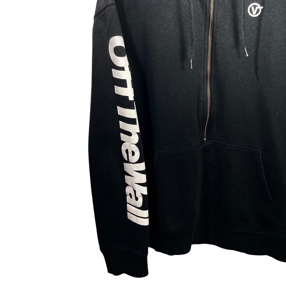 반스 블랙 반집업 후드 상품이미지4