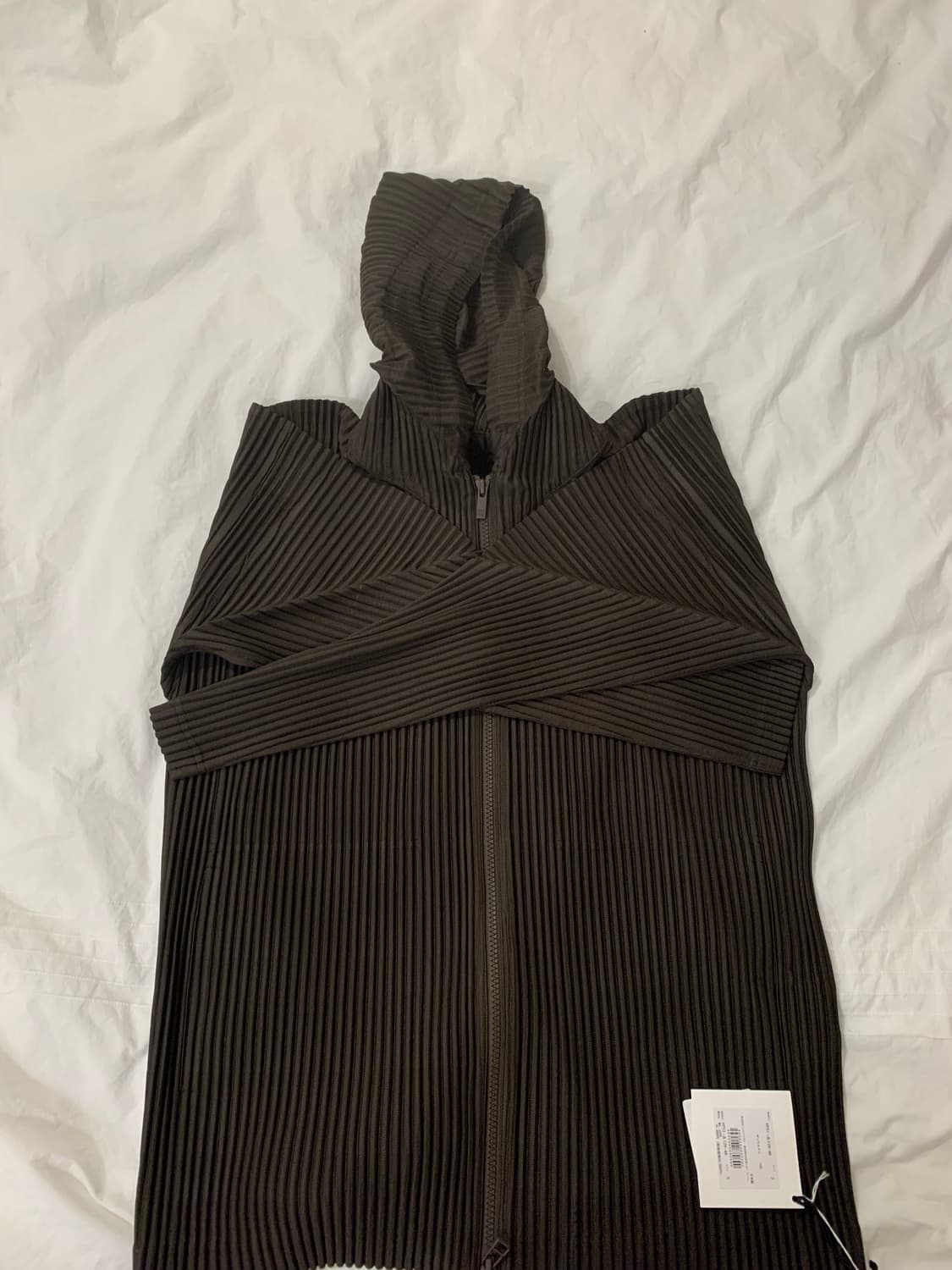 옴므플리세 집업후드 머드브라운 3 새상품 상품이미지1