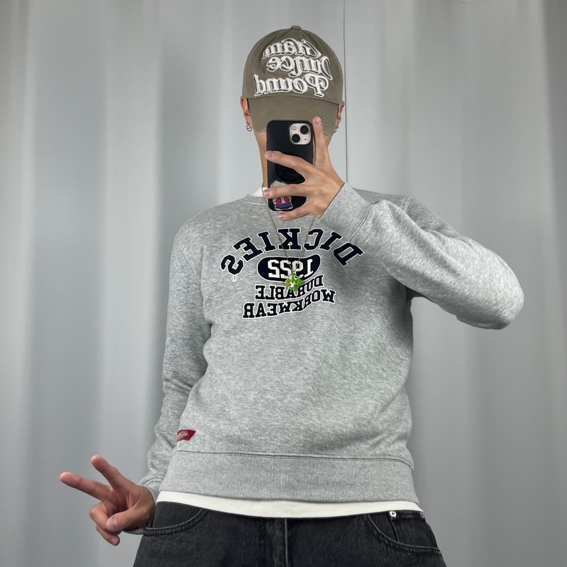 <디키즈 1922 그레이 맨투맨> No.1267 상품이미지2