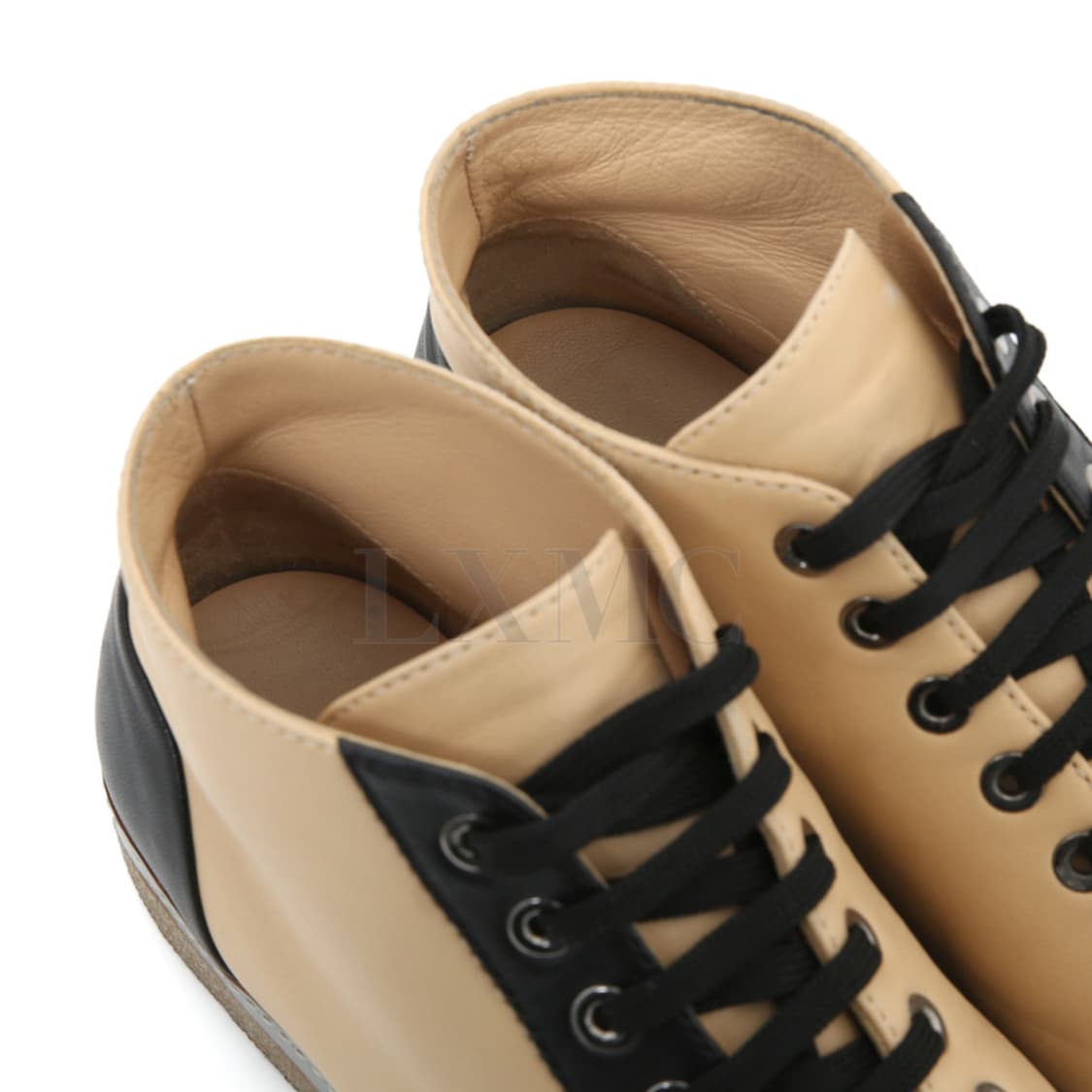 샤넬 블랙 베이지 슈즈 코코마크 깜봉 앵클부츠 G30362 상품이미지6