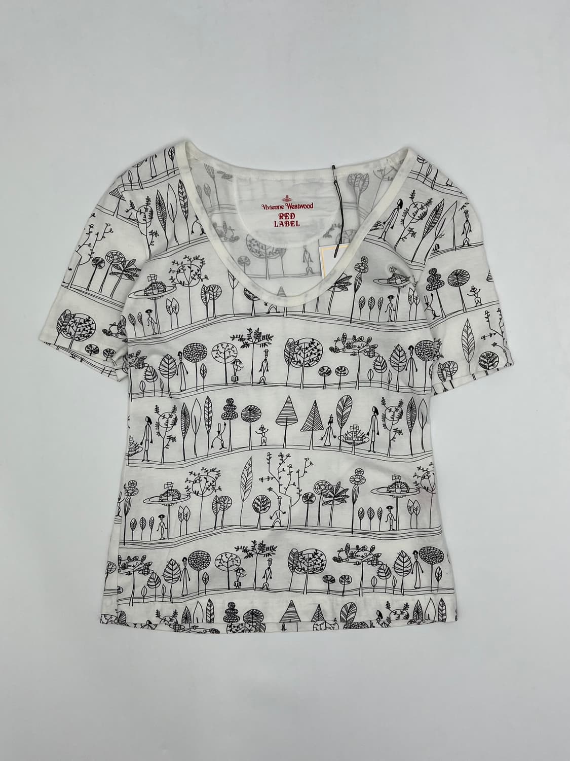 비비안 웨스트우드 프린팅 반팔 티셔츠 상품이미지1