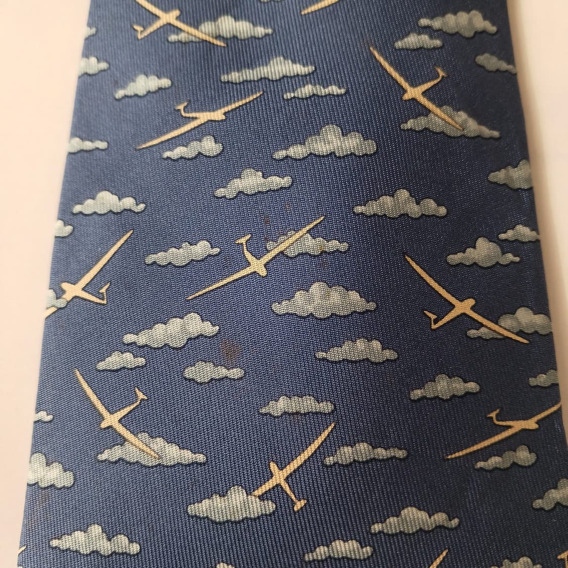 에르메스 실크 스카이블루 글라이더 넥타이 9.7cm B등급 A18827
 상품이미지6