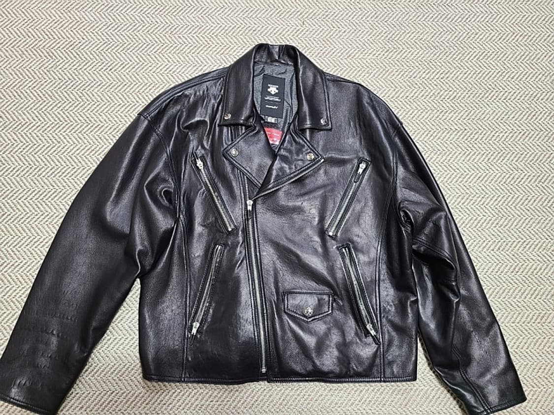 데상트 양가죽 자켓 상품이미지2