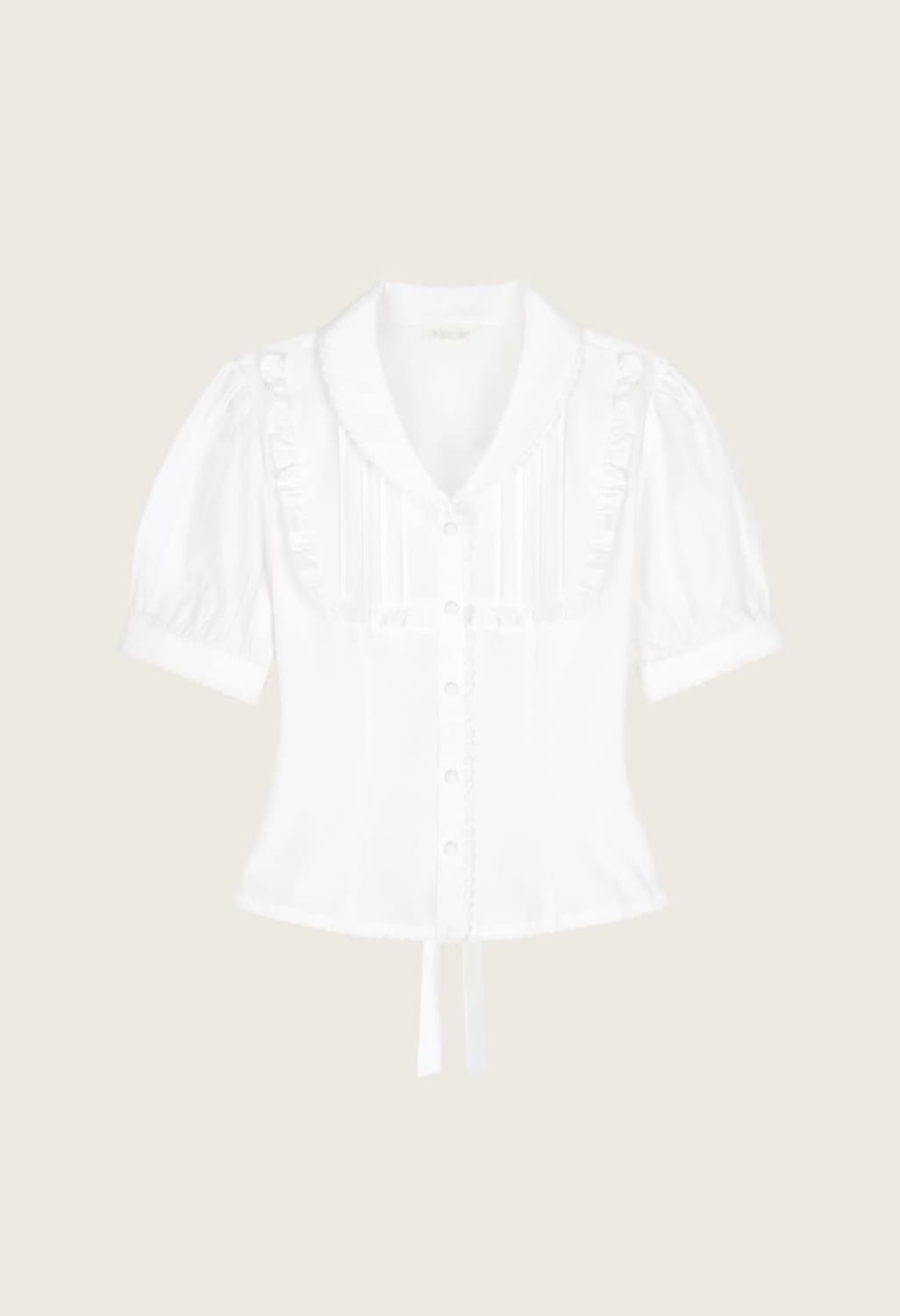 클리시어 슈가파우더 블라우스 워니하우스 상품이미지1