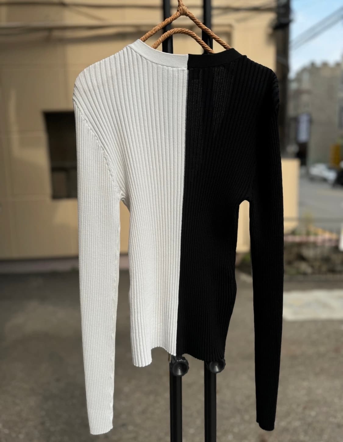 Staud 블랙&화이트 카고 가디건 XS(44,55가능) 상품이미지3