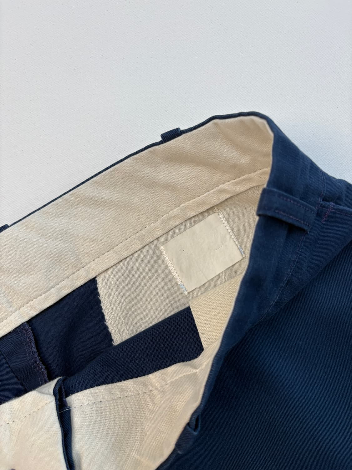 80s SEARS 딥블루 코튼팬츠 상품이미지4