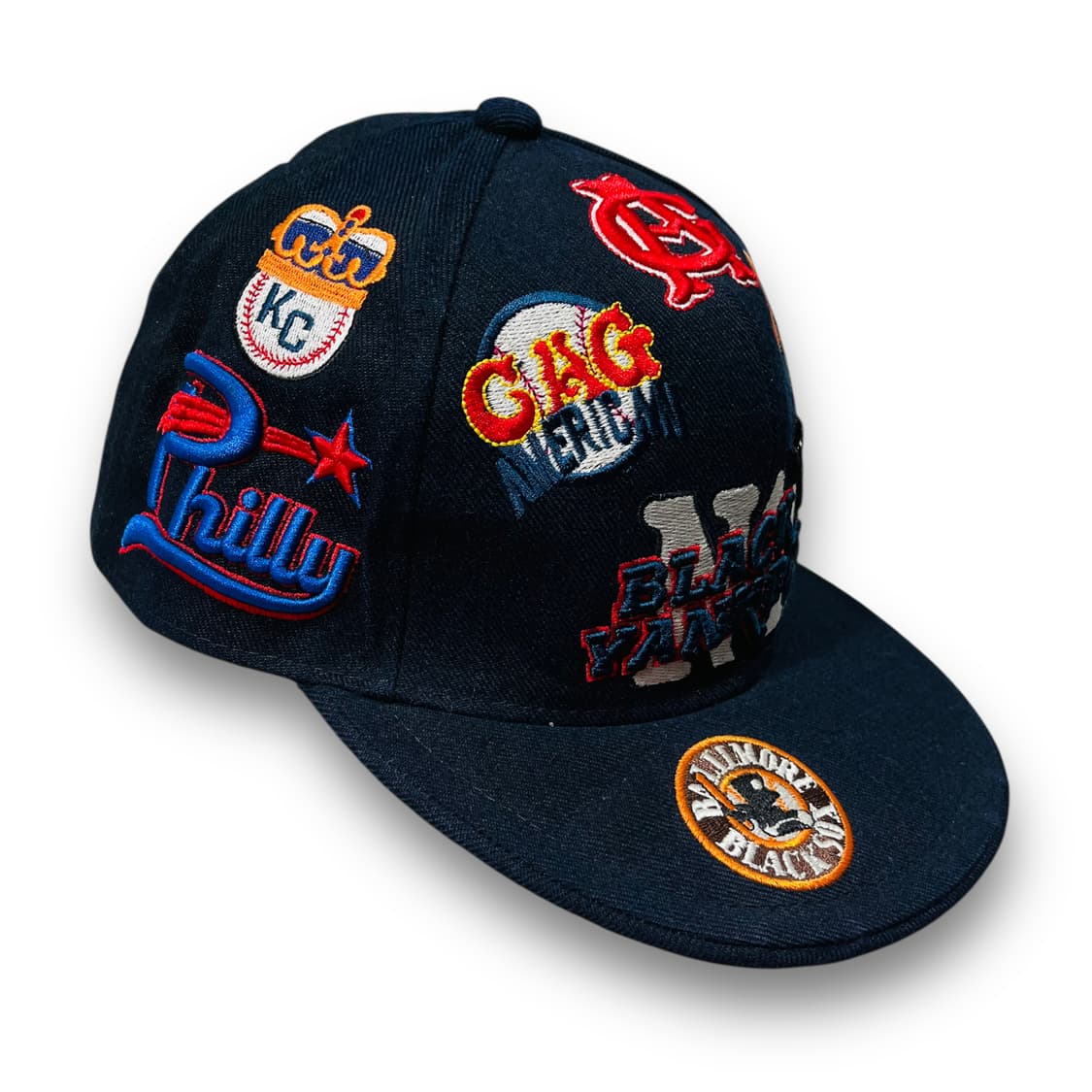 NLBM 90s 베이스볼 팀 패치 올드스쿨 힙합 스냅백 상품이미지5