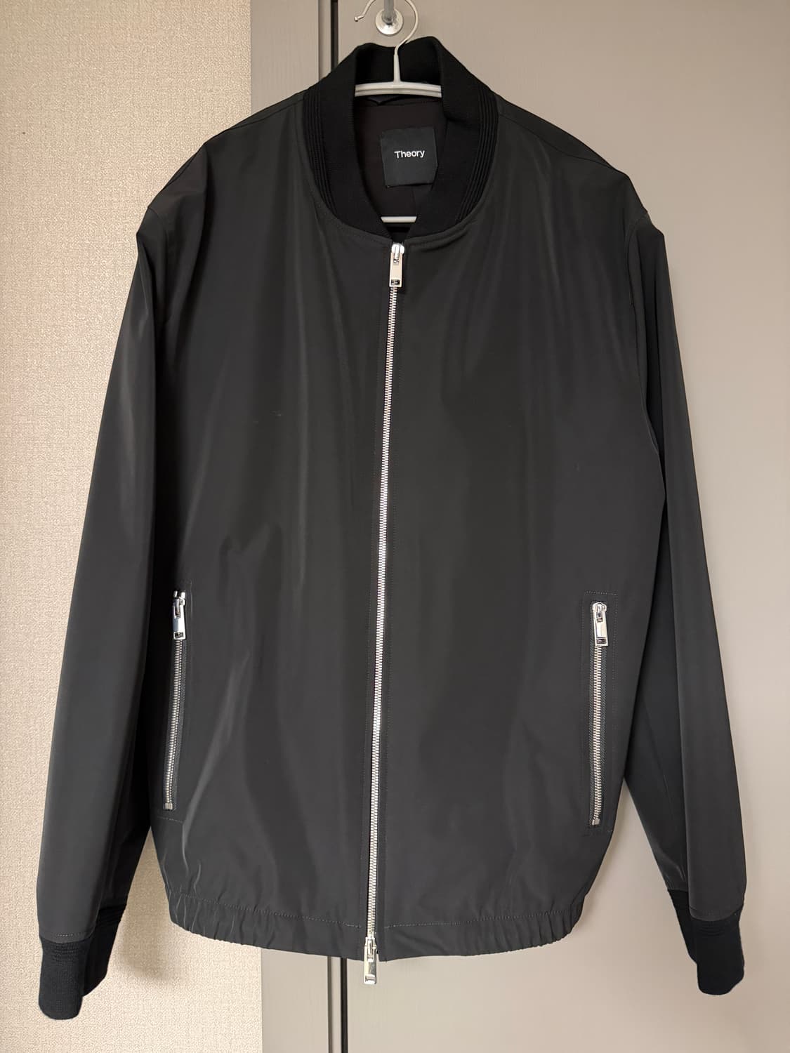 띠어리(Theory) 남자 봄버 집업 자켓 블랙 105 상품이미지4
