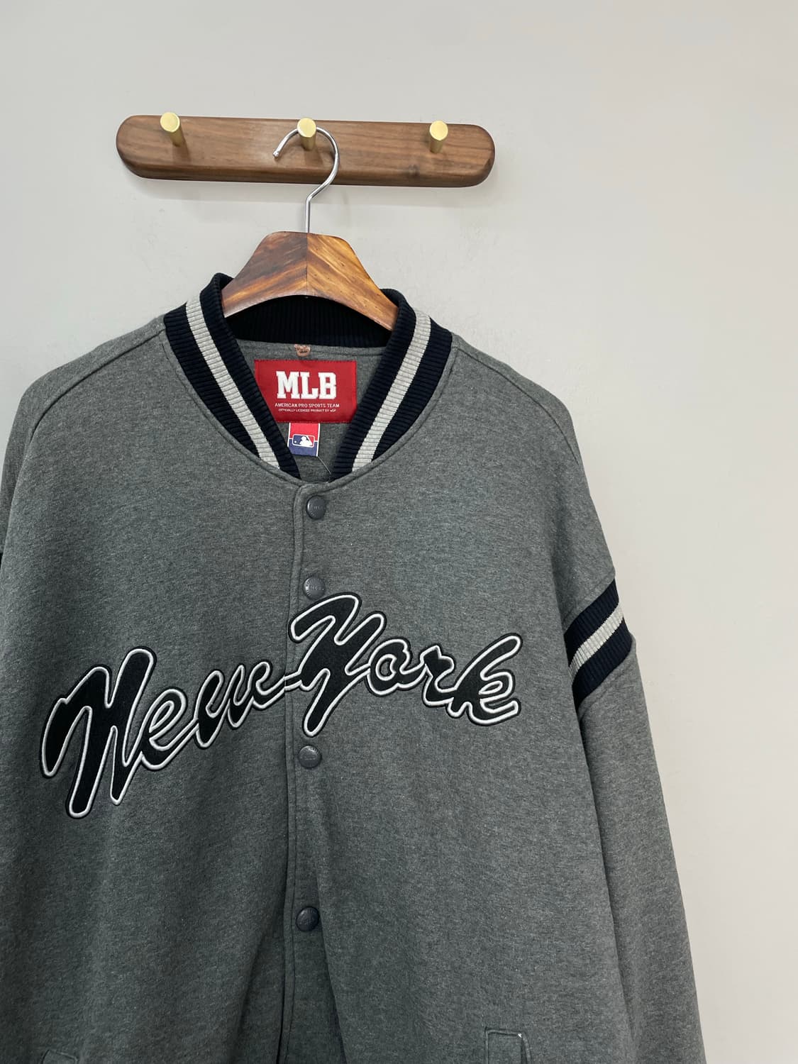 MLB 뉴욕 로고 바시티 자켓 H452 상품이미지3