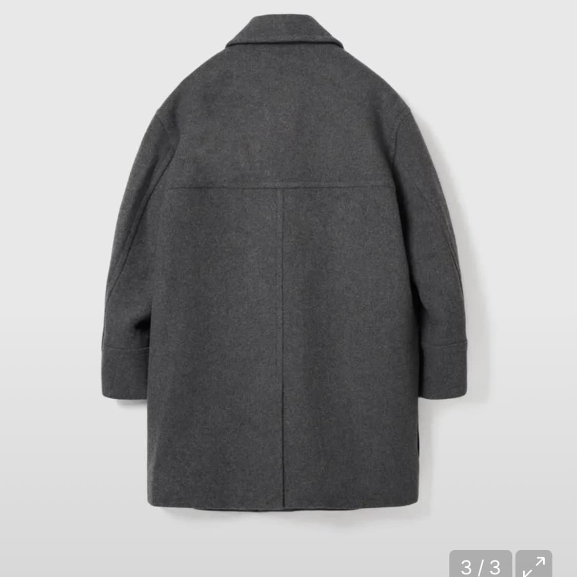 에이카 화이트 울 코트  상품이미지3