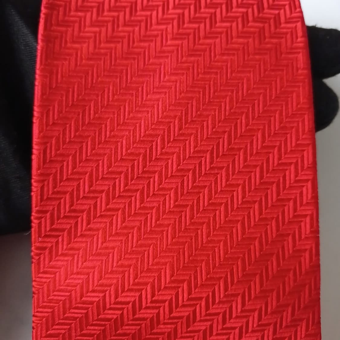 니나리치 실크 레드 헤링본 넥타이 9.2cm A+등급 A19381
 상품이미지8