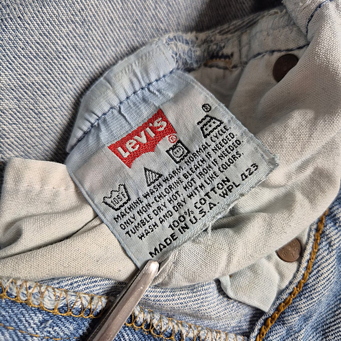 90's levis 501 STUDENT(30,Made In U.S.A) 상품이미지7