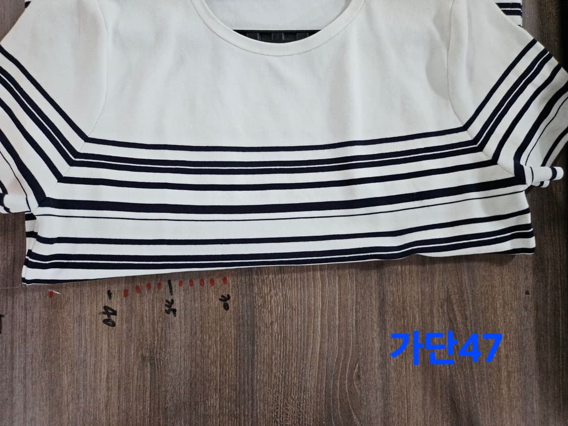 ZARA 자라 스트라이프 반팔 원피스 M 상품이미지5