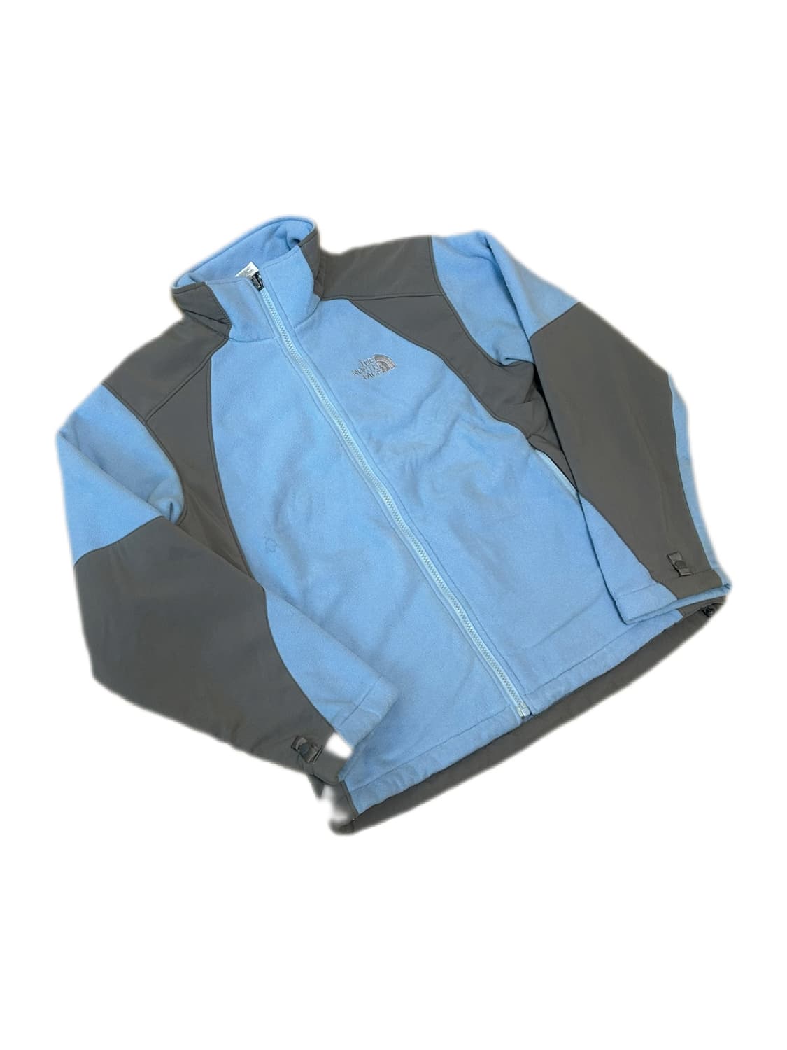 노스페이스 스카이블루 그레이 플리스 자켓 상품이미지1