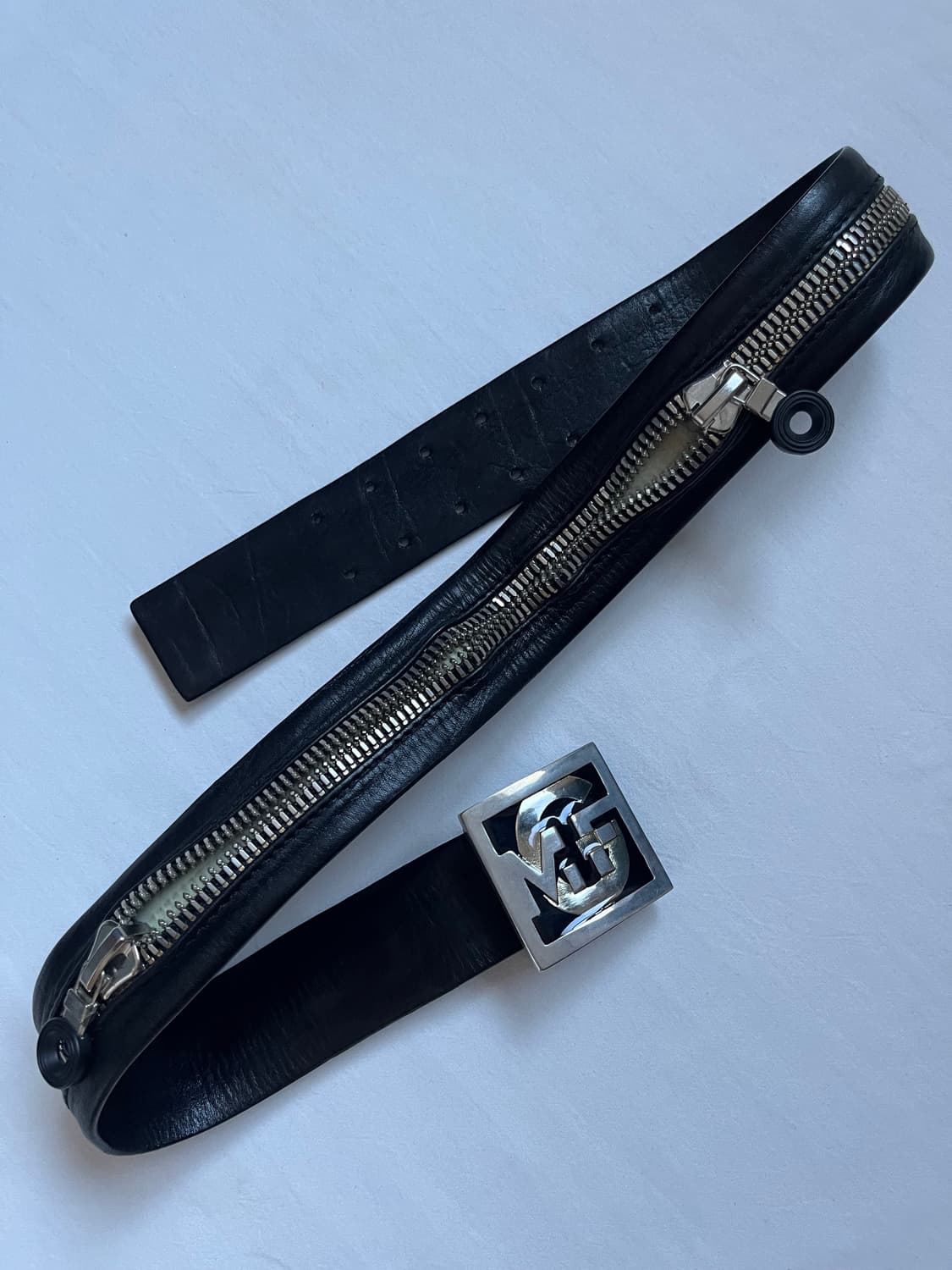 MARITHE + FRANCOIS GIRBAUD Zip Belt 상품이미지1