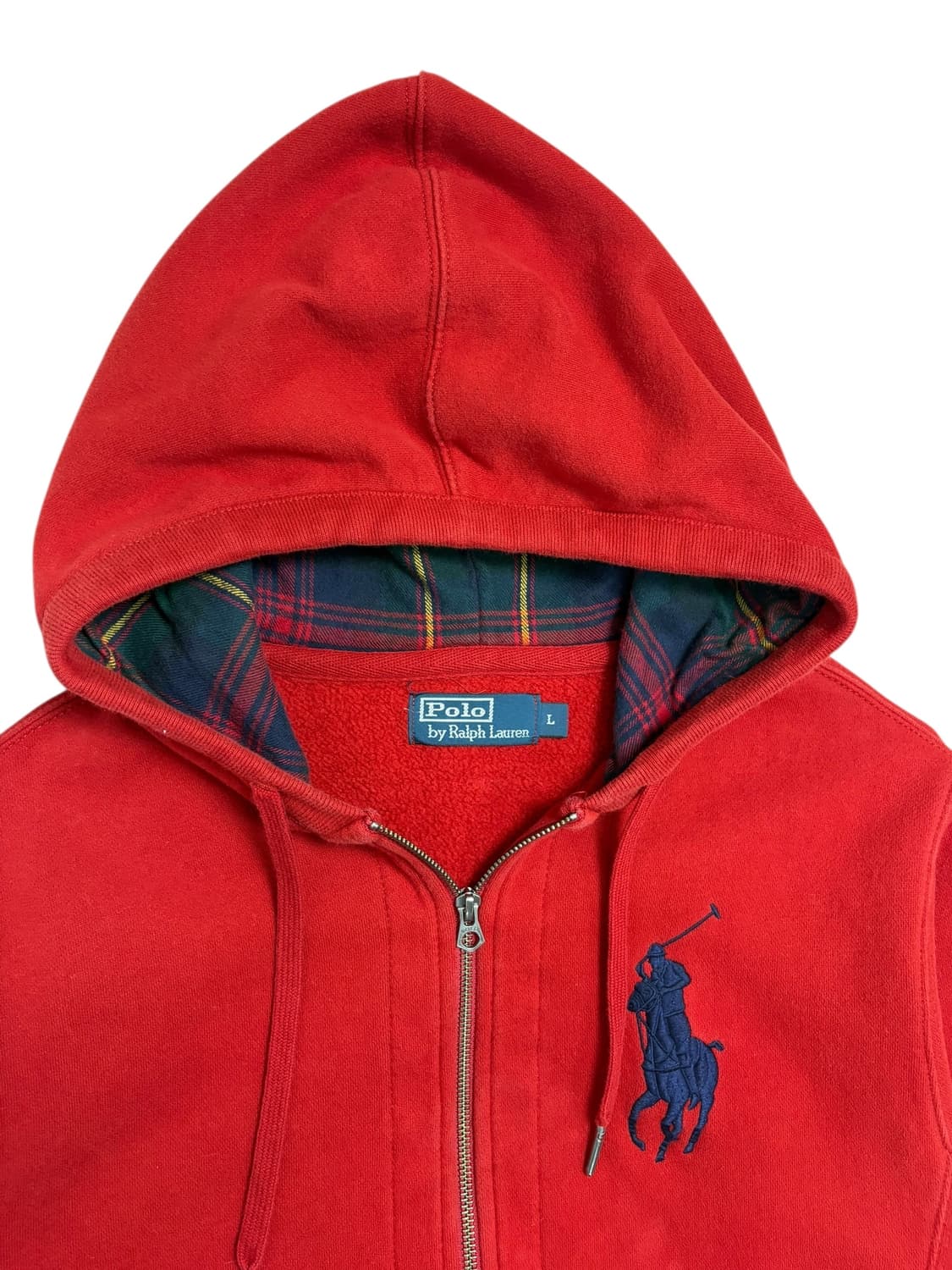 폴로 랄프로렌 후드집업 레드 상품이미지4