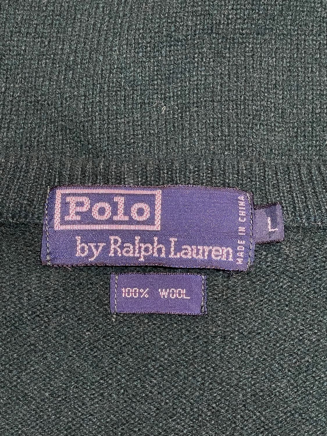 폴로 빨간자수로고 브이넥니트  상품이미지6