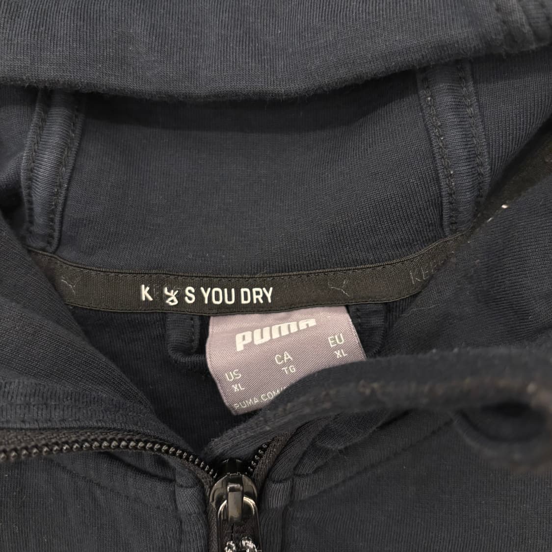 푸마 스몰로고 매쉬 러닝 후드 집업 상품이미지3