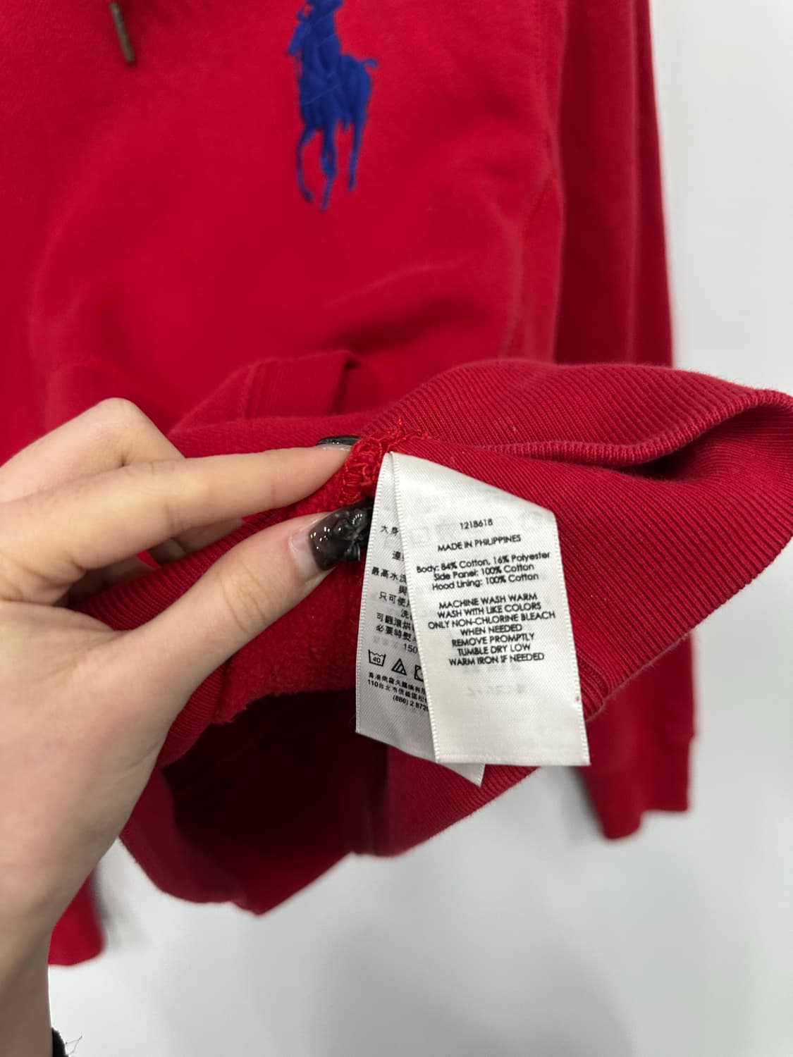 폴로 레드 빅포니 후드티  상품이미지4