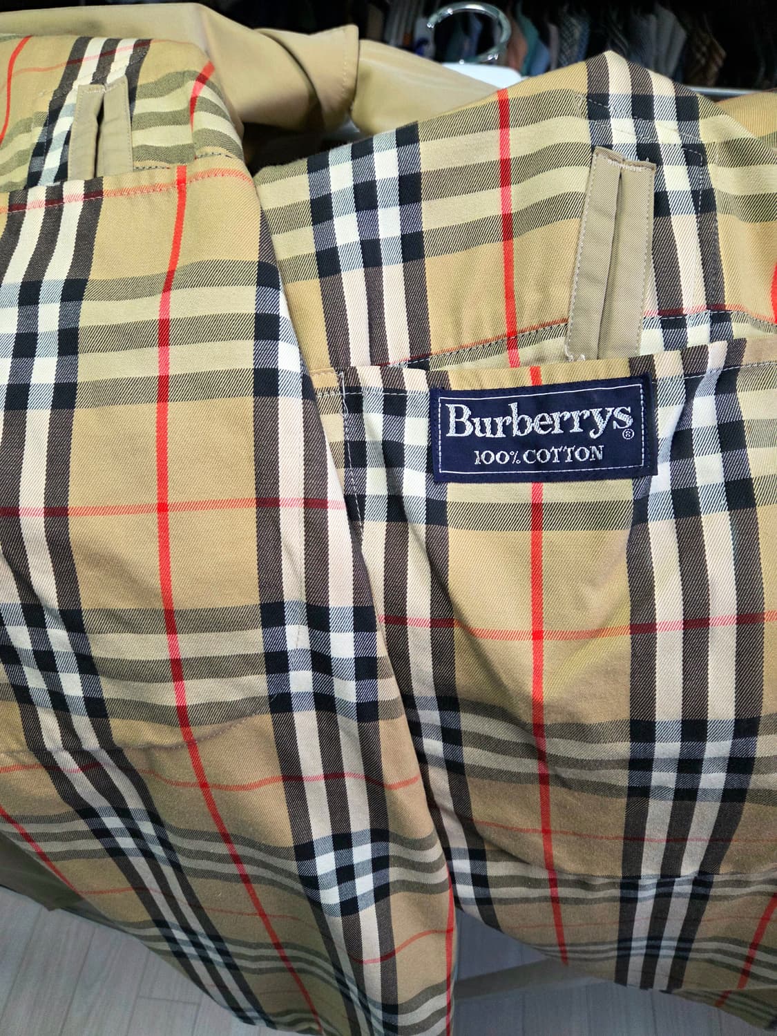 빈티지 버버리(Burberrys) 오리지널 싱글 맥코트 (체감 100) 상품이미지5