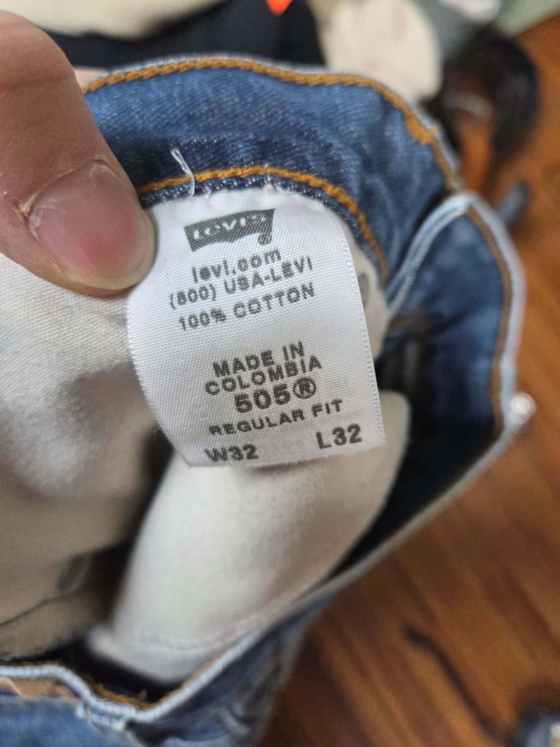 리바이스 빈티지 505 데님팬츠 30 레귤러핏  상품이미지5