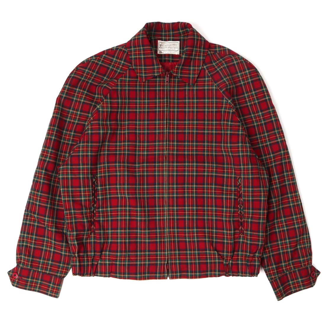 Pendleton 펜들턴 USA 타탄체크 울 블루종 자켓 상품이미지1