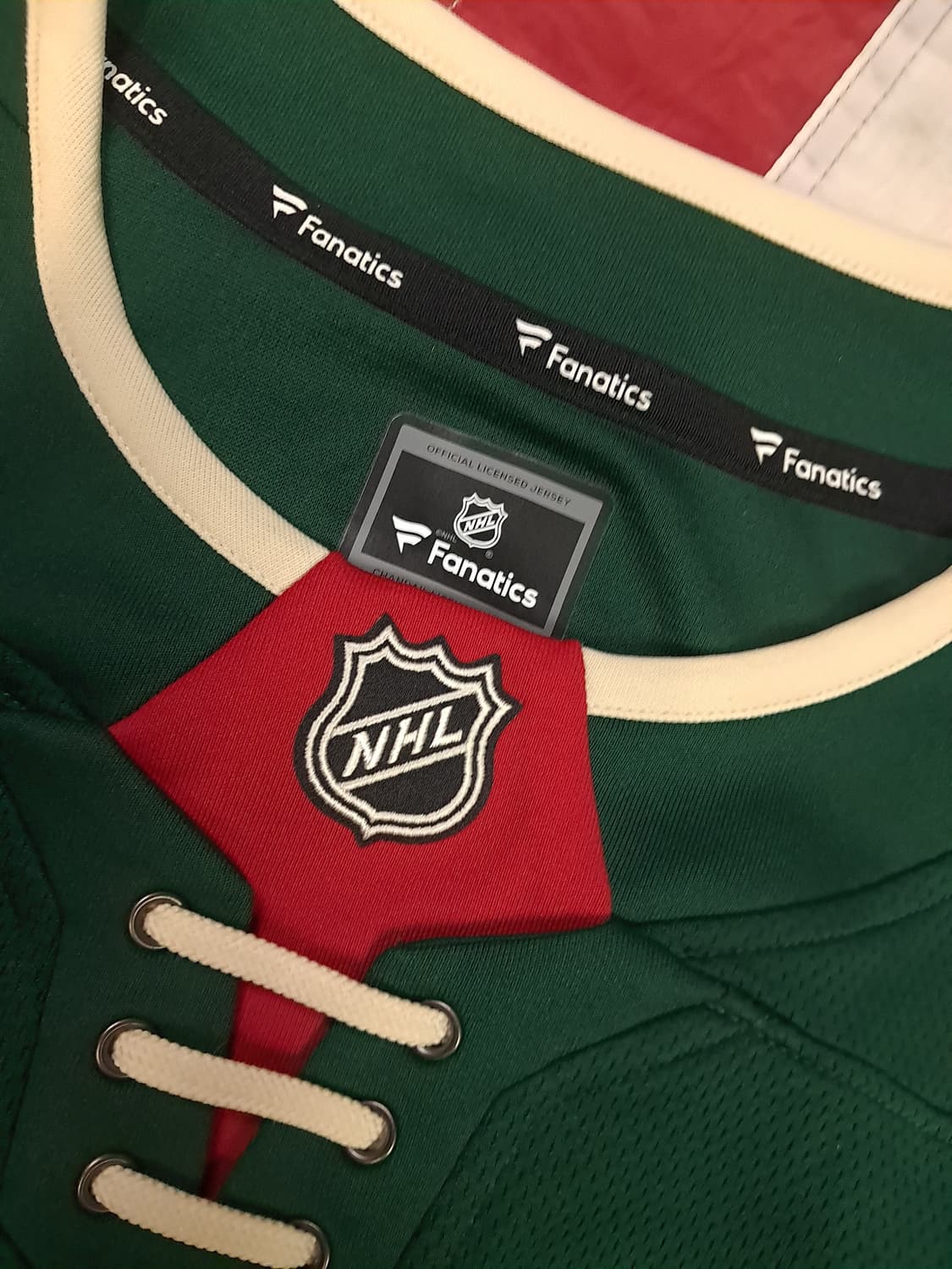 새제품 오리지날 NHL X 파나틱스  하키져지 상품이미지2
