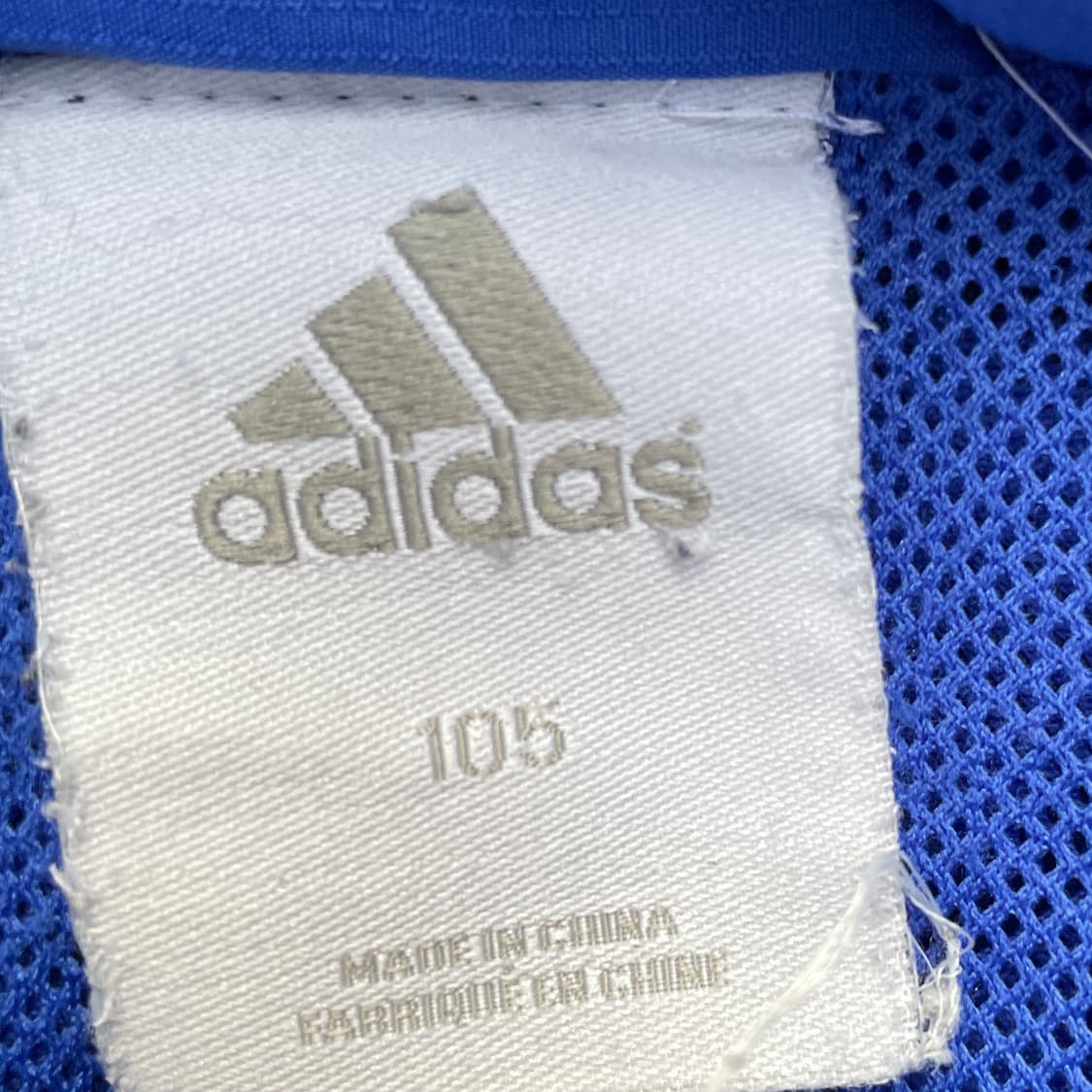 08 09 아디다스 첼시 삼성 축구팀 바람막이 빅로고 트랙자켓 XL 상품이미지7