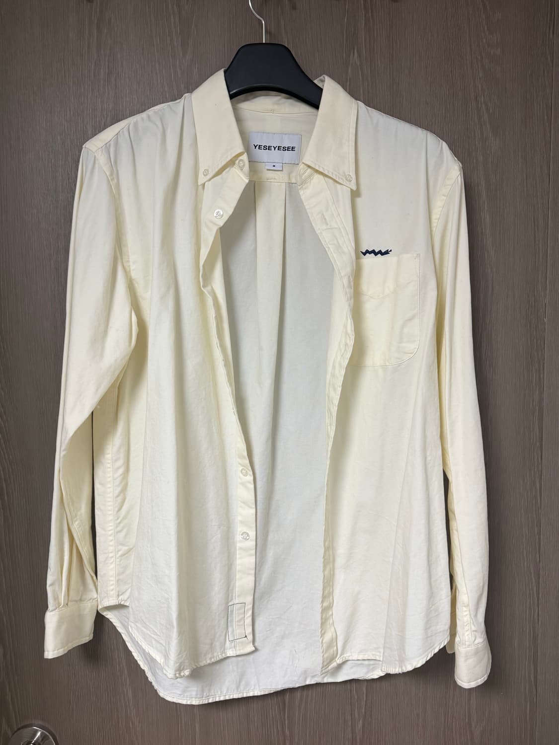 예스아이씨 셔츠 옐로우 M 상품이미지2