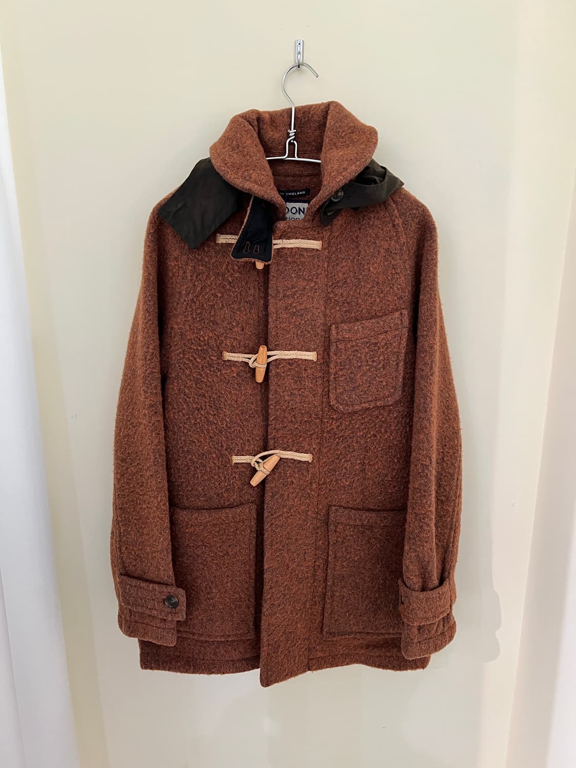 런던트레디션 더플 코트 오렌지 그레이 40사이즈 상품이미지1