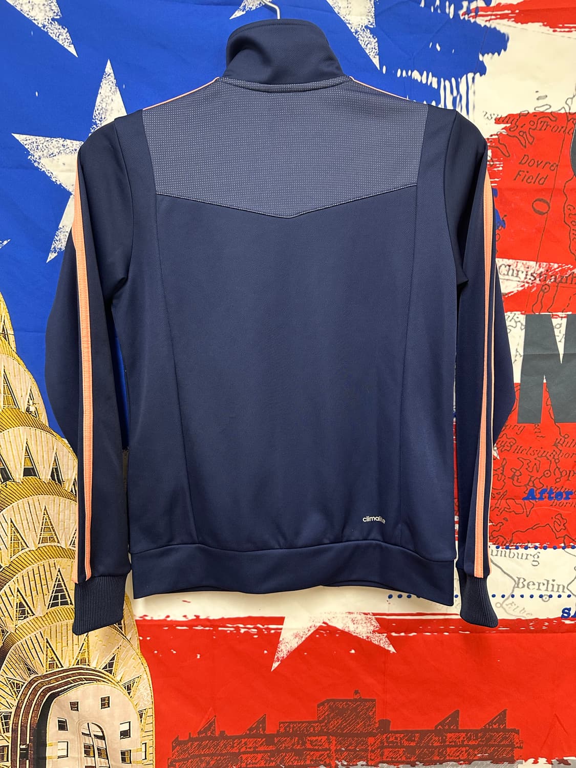 s급 아디다스 핑크 삼선트랙탑 져지 s90 상품이미지5