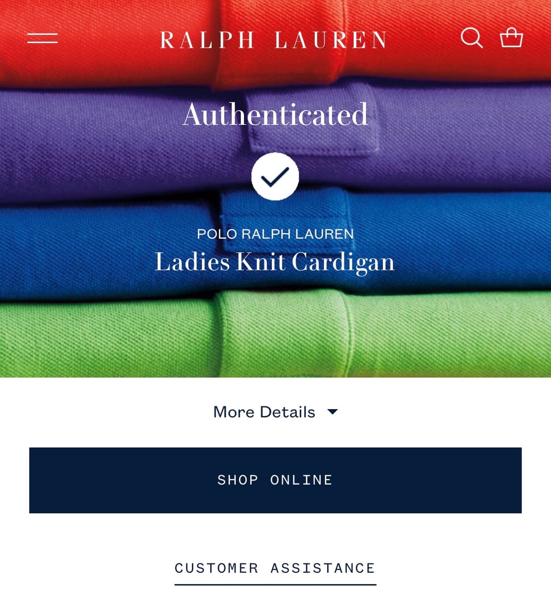 [XS] 폴로 랄프로렌 큐알 피마코튼 블랙 니트 가디건 D25 상품이미지7