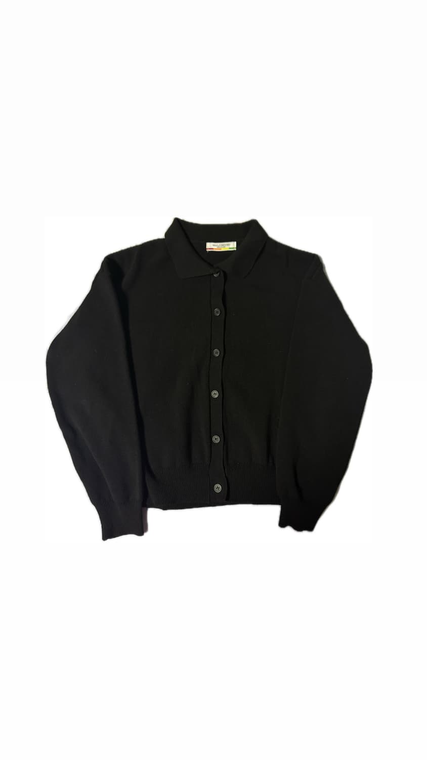 블랙 카라 가디건 어텀 블랙업 서울베이스드 릿킴 상품이미지1