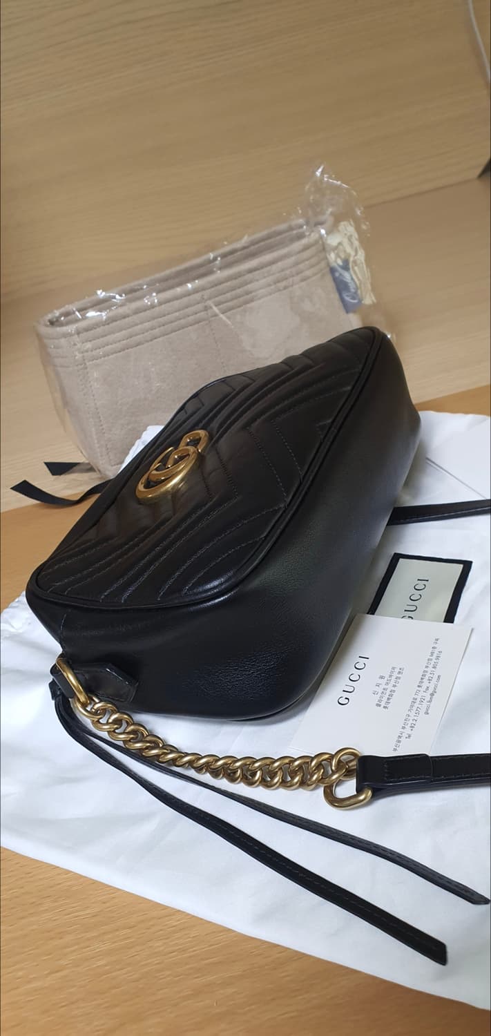 구찌 마몬트 마틀라세 스몰 크로스/크로스백 새상품급 정품(감정O) 상품이미지7