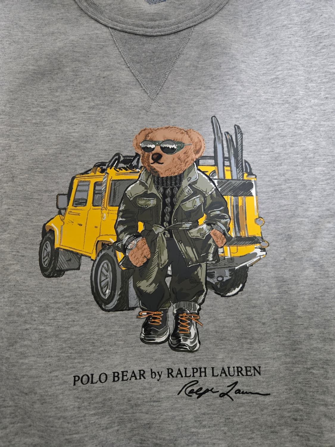 폴로 랄프 로렌 더블 니트 스웨트셔츠 앤도버 헤더 - 25SS 상품이미지6