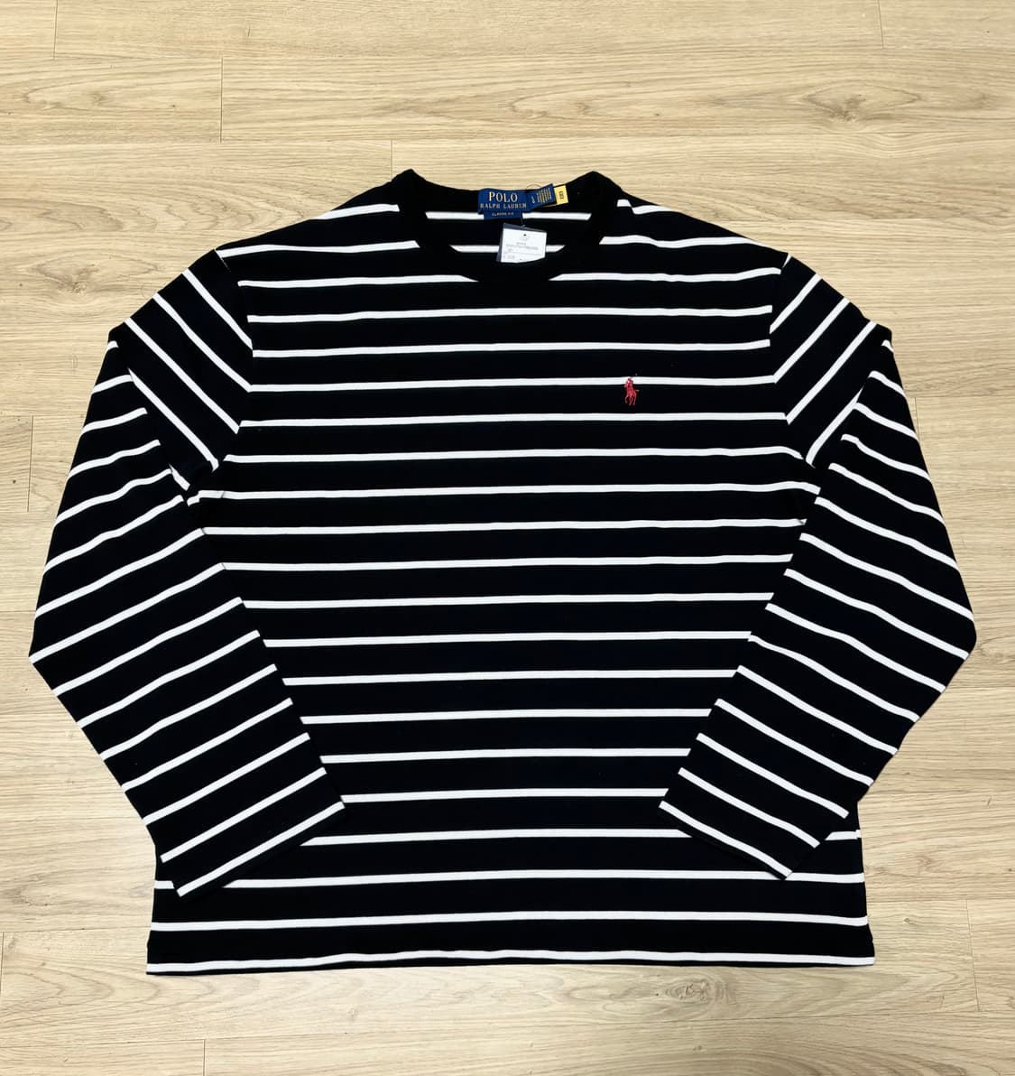 폴로 랄프로렌 스트라이프 롱슬리브 긴팔 티셔츠 상품이미지1