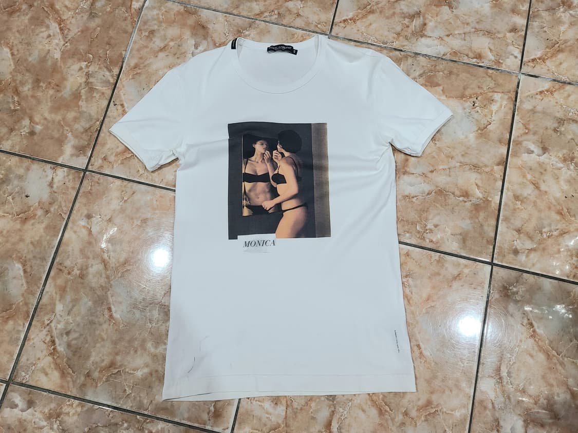 돌체앤가바나 모니카벨루치 포토 티셔츠 상품이미지2