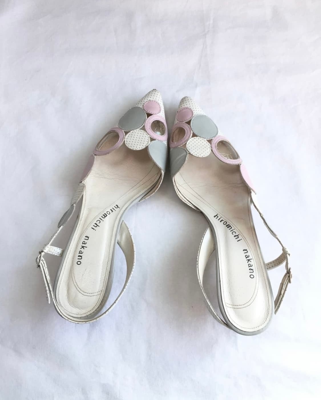 히로미치나카노 patched kitten heels 상품이미지5