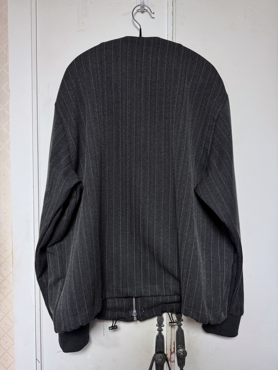 DNSR 스트라이프 브이넥 카라리스 자켓 차콜 XL 상품이미지10