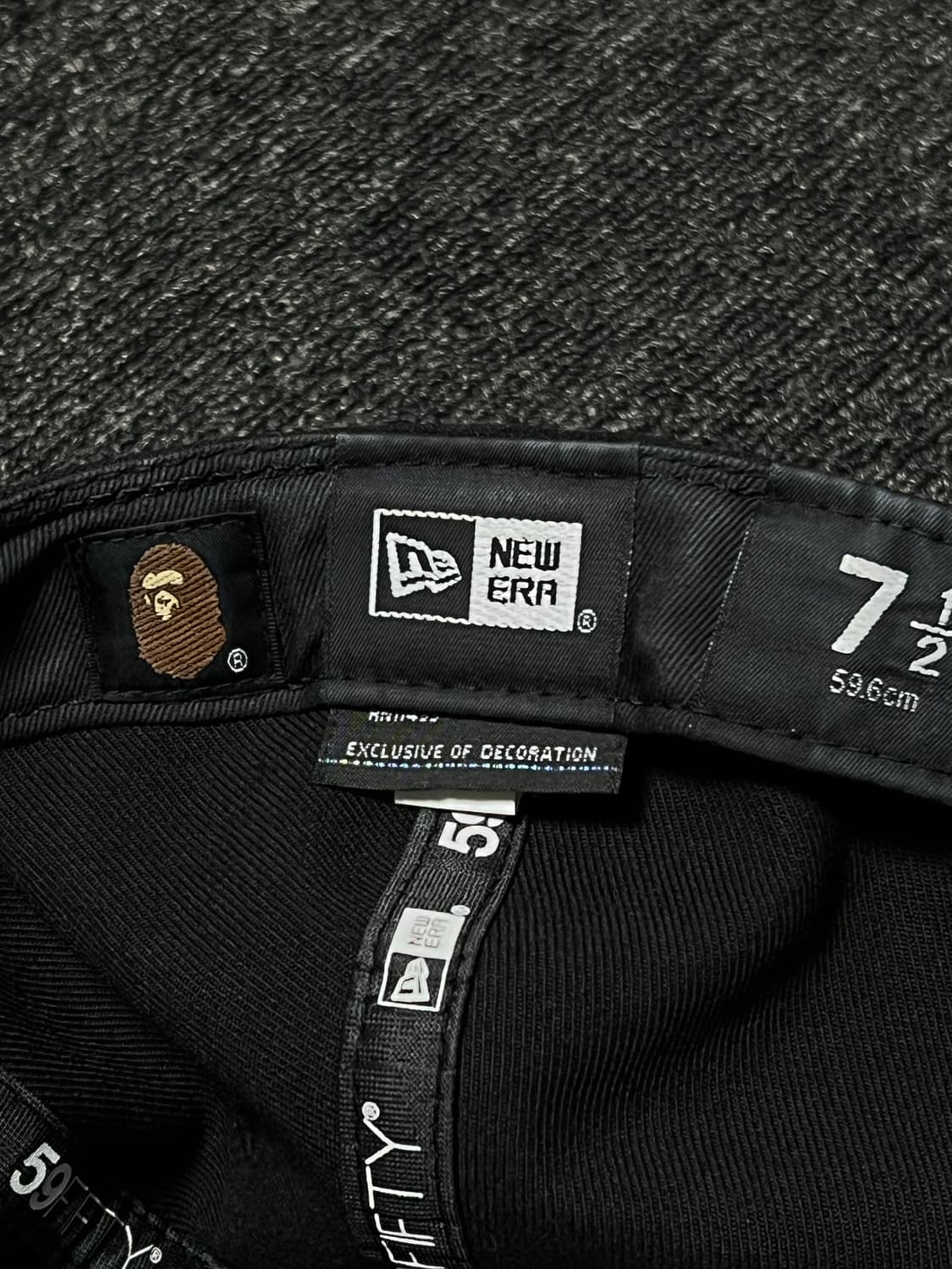 베이프 뉴에라 한정판 사이즈캡 상품이미지2