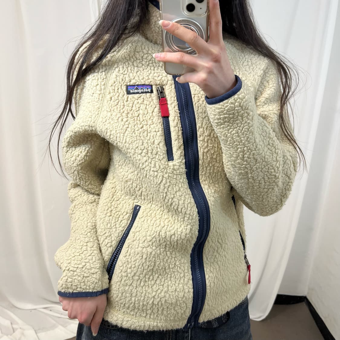Patagonia Beige Retro-X Fleece 상품이미지3