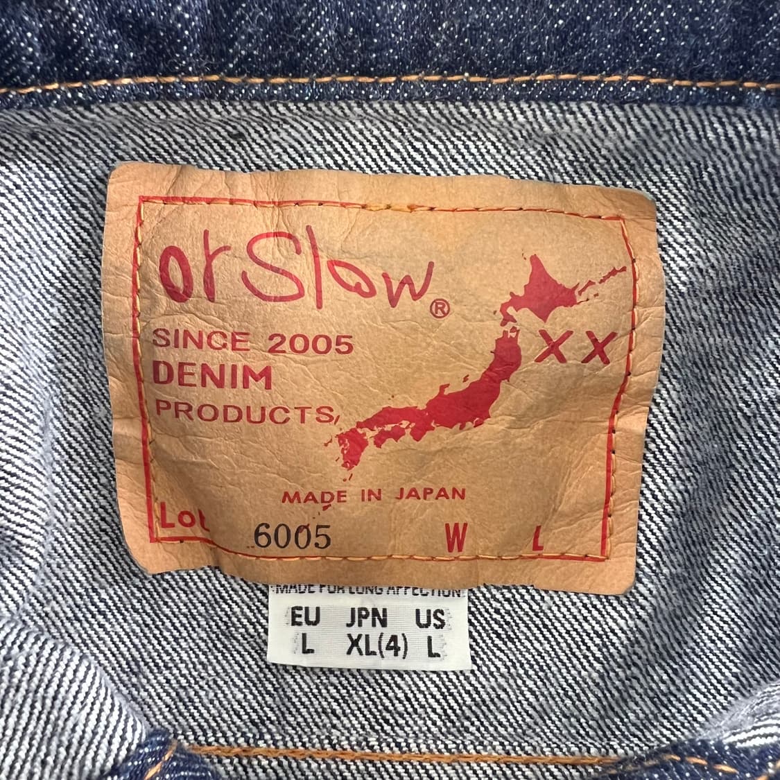 orSlow 데님 트러커 자켓 상품이미지4