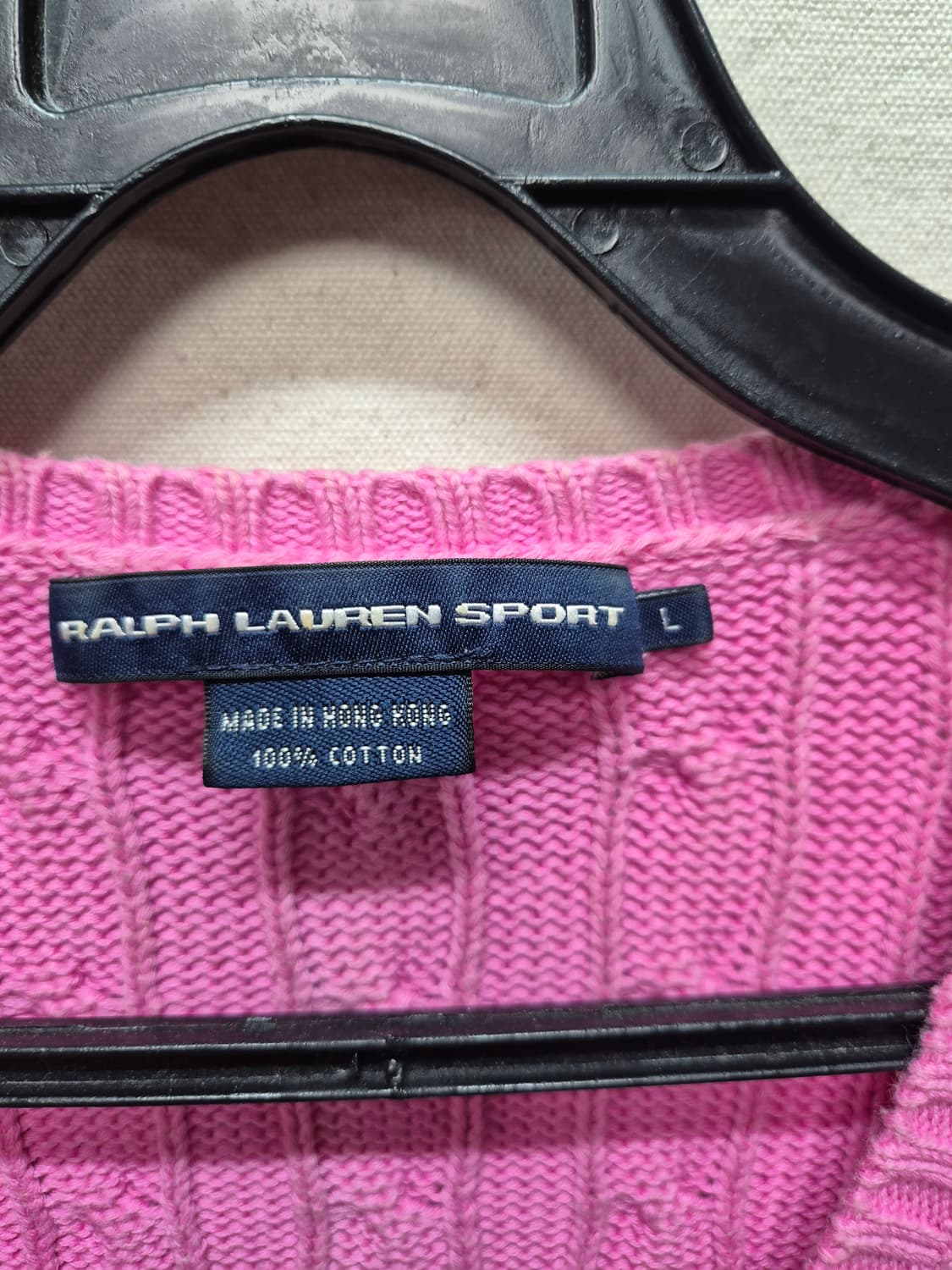 폴로 브이넥 꽈배기 니트 상품이미지2