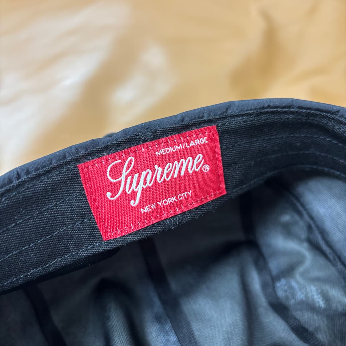 슈프림 캠프캡 모자 박스로고 22FW 고어텍스 블랙 상품이미지8