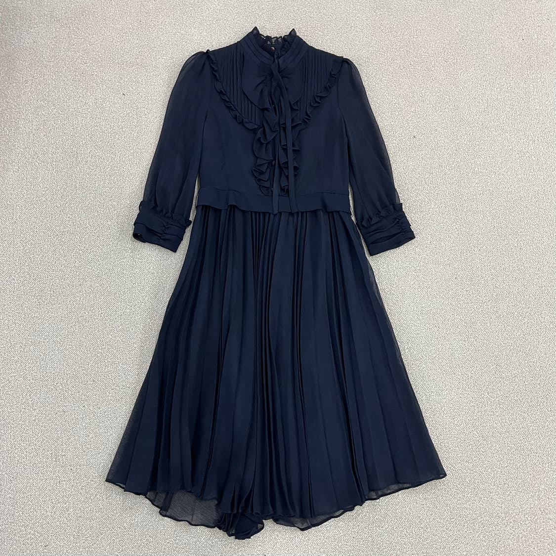 85 모조에스핀 플리츠 드레스 원피스 0220M 상품이미지1